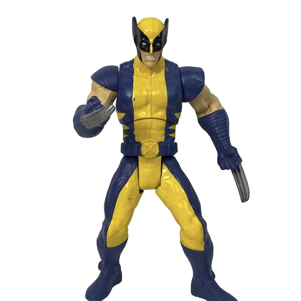 X-Men Wolverine Logan Action Figure 6" Classic Yellow Blue Marvel Hasbro 2012